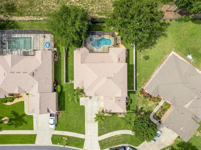 4548 Barrister Dr, Clermont, FL 34711 - aerial view of a pool area