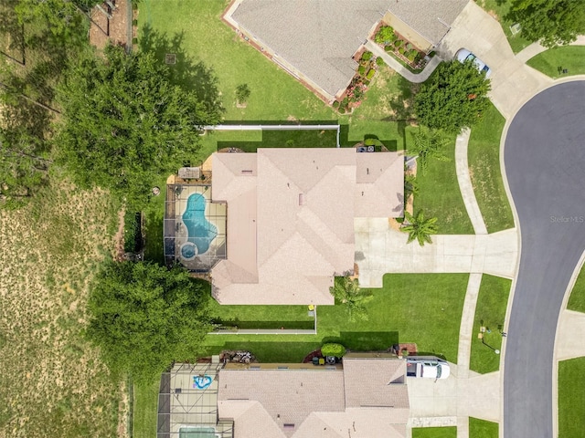 4548 Barrister Dr, Clermont, FL 34711 - drone / aerial view of a pool