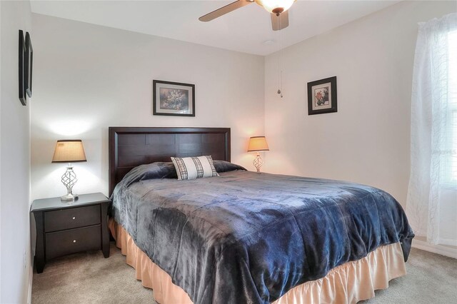 6906 Glenbrook Dr, Lakeland, FL 33811 - bedroom featuring light colored carpet and a ceiling fan