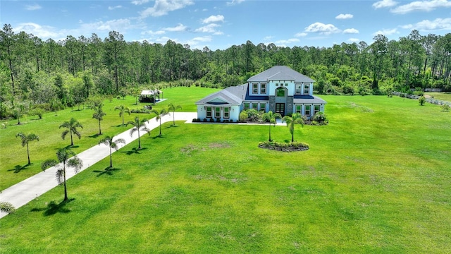 1702 Hidden Palms Dr, Davenport, FL 33897 - view from above of property featuring a heavily wooded area
