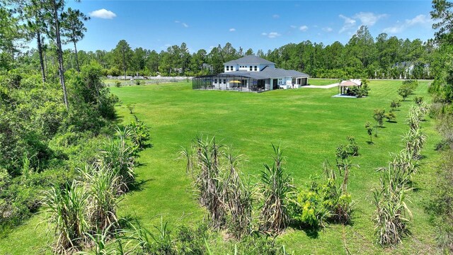 1702 Hidden Palms Dr, Davenport, FL 33897 - view of grassy yard with a view of trees