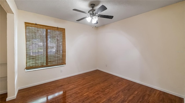 15925 Summit Ct, Clermont, FL 34711 - empty room featuring wood finished floors and ceiling fan