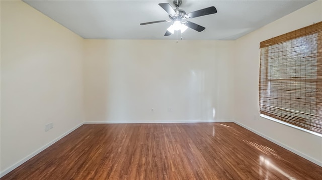 15925 Summit Ct, Clermont, FL 34711 - spare room featuring wood finished floors and ceiling fan