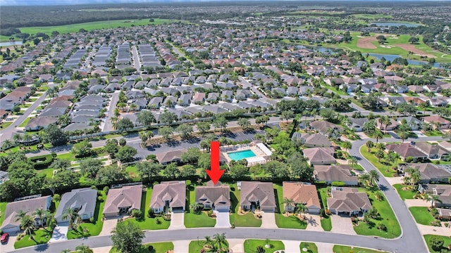 2369 Unity Ter, The Villages, FL 32162 - aerial overview of property's location featuring nearby suburban area and a large body of water
