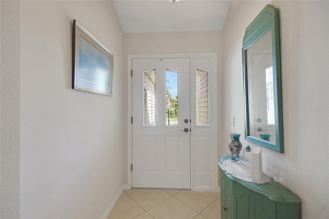 2369 Unity Ter, The Villages, FL 32162 - entryway with light tile patterned floors and baseboards