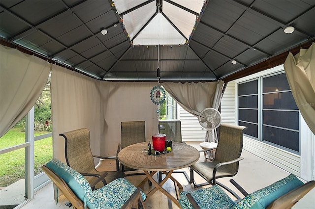 4300 Leafway Cir, Leesburg, FL 34748 - sunroom / solarium with lofted ceiling