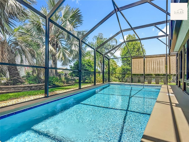 2994 Adrienne Way, The Villages, FL 32163 - outdoor pool featuring glass enclosure