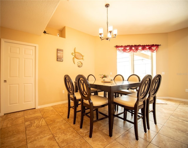29222 Can Do Ln, Tavares, FL 32778 - dining room with a chandelier and light tile patterned flooring