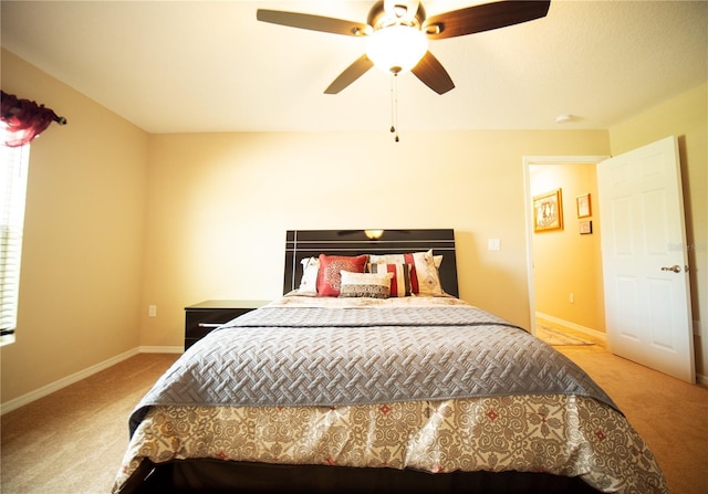29222 Can Do Ln, Tavares, FL 32778 - bedroom with light carpet and a ceiling fan