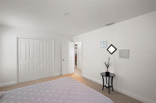 10363 Addison Shore Way, Oxford, FL 34484 - bedroom featuring light carpet and a closet
