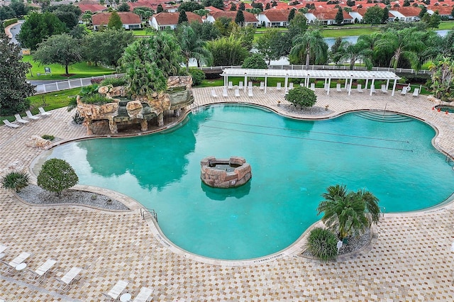 10363 Addison Shore Way, Oxford, FL 34484 - community pool with a pergola
