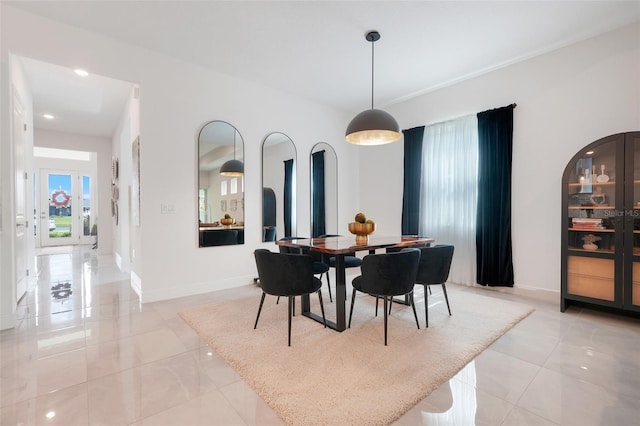 1990 Wallingford Loop, Mount Dora, FL 32757 - dining room with light tile patterned flooring and recessed lighting