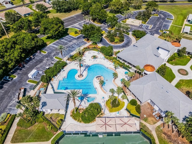 5620 Illumination Ln, Leesburg, FL 34748 - drone / aerial view of a pool