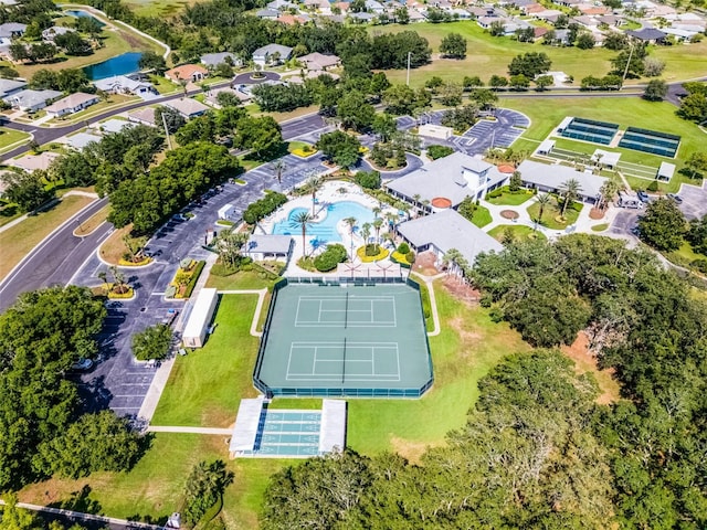 5620 Illumination Ln, Leesburg, FL 34748 - aerial view of property's location with a pool area