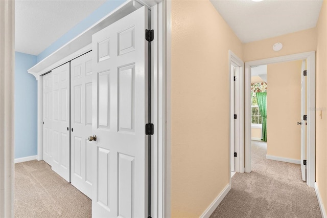 9223 Silver Lake Dr, Leesburg, FL 34788 - corridor with carpet floors and baseboards