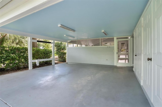 9223 Silver Lake Dr, Leesburg, FL 34788 - garage with an attached carport