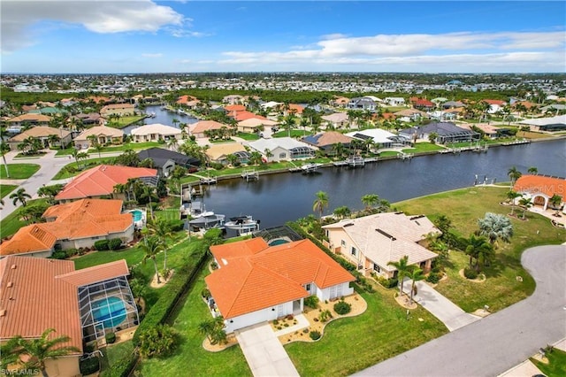 3723 Toulouse Ct, Punta Gorda, FL 33950 - aerial perspective of suburban area featuring a large body of water