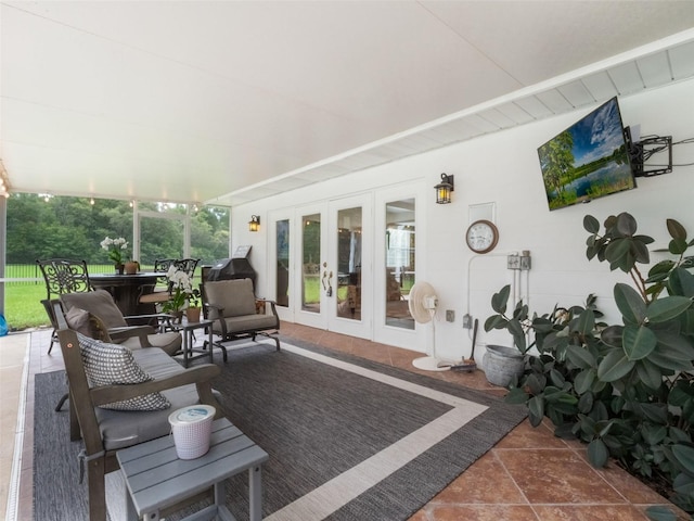 5556 Round Lake Rd, Apopka, FL 32712 - view of patio / terrace with french doors