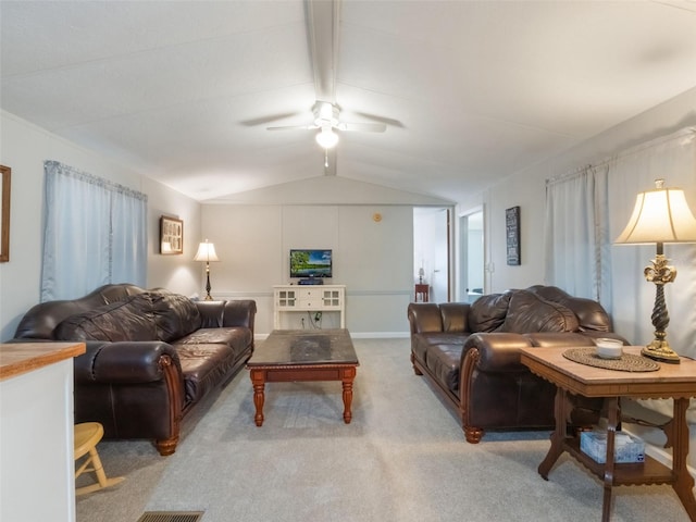 5556 Round Lake Rd, Apopka, FL 32712 - carpeted living area featuring ceiling fan