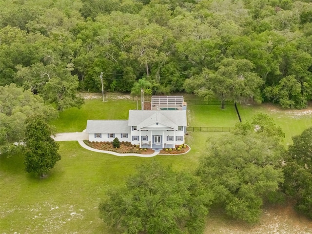5556 Round Lake Rd, Apopka, FL 32712 - view from above of property featuring a heavily wooded area