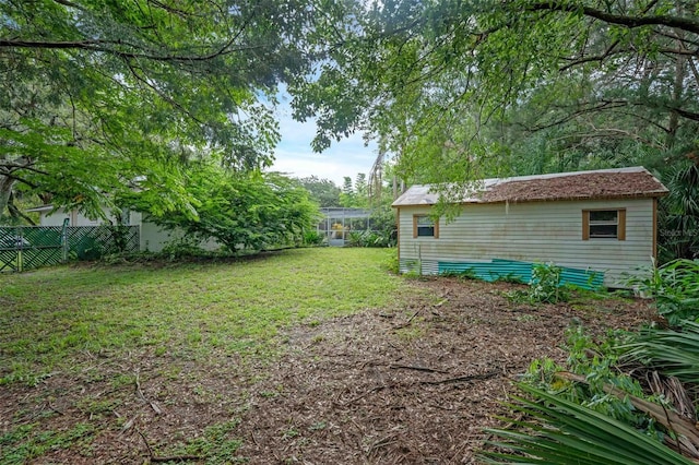 806 Leopard Trl, Winter Springs, FL 32708 - view of yard with an outbuilding