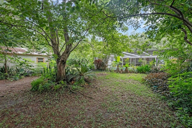 806 Leopard Trl, Winter Springs, FL 32708 - view of yard with a lanai