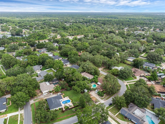 806 Leopard Trl, Winter Springs, FL 32708 - aerial view of residential area featuring a forest