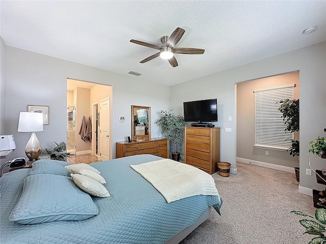 655 Conservation Blvd, Groveland, FL 34736 - bedroom with a ceiling fan and light colored carpet