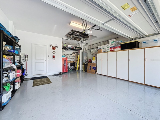 655 Conservation Blvd, Groveland, FL 34736 - garage with a garage door opener and water heater