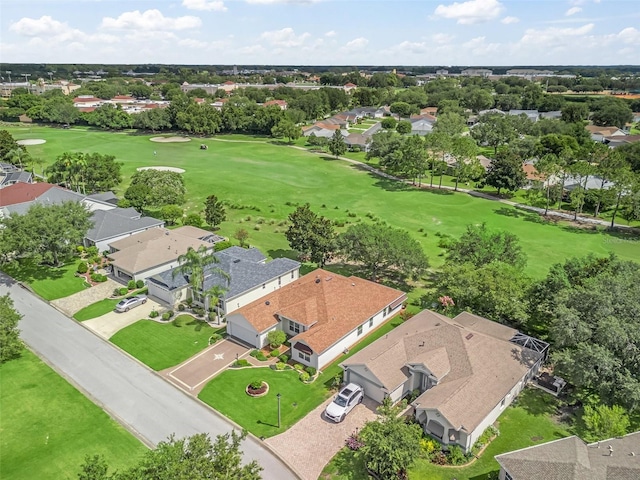 487 Thistledown Way, The Villages, FL 32162 - aerial perspective of suburban area with a golf course