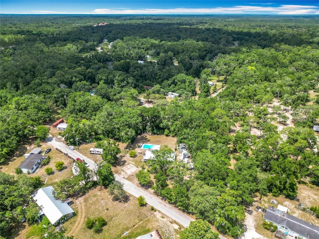 45 Forest Ln, Bronson, FL 32621 - aerial view of property's location with a forest