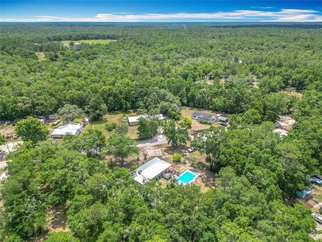 45 Forest Ln, Bronson, FL 32621 - bird's eye view of a heavily wooded area