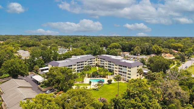 101 N Grandview St Unit 205, Mount Dora, FL 32757 - aerial view of a pool area and a forest