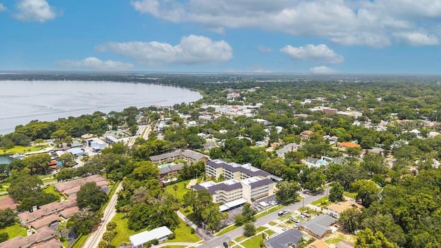 101 N Grandview St Unit 205, Mount Dora, FL 32757 - aerial view of property's location featuring a nearby body of water