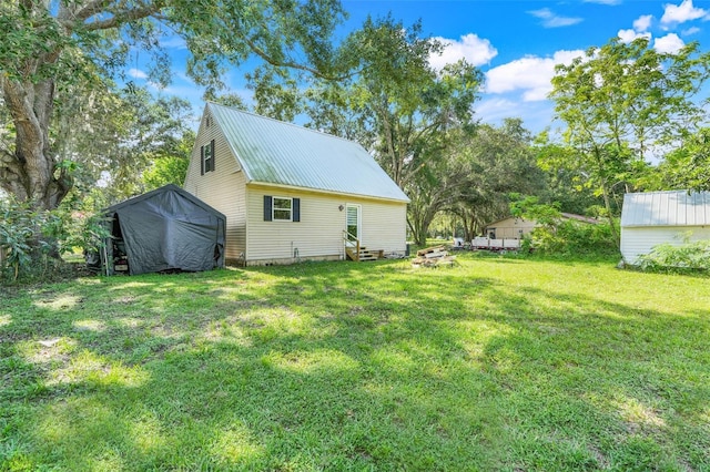323 Savage Way, Groveland, FL 34736 - view of grassy yard featuring entry steps