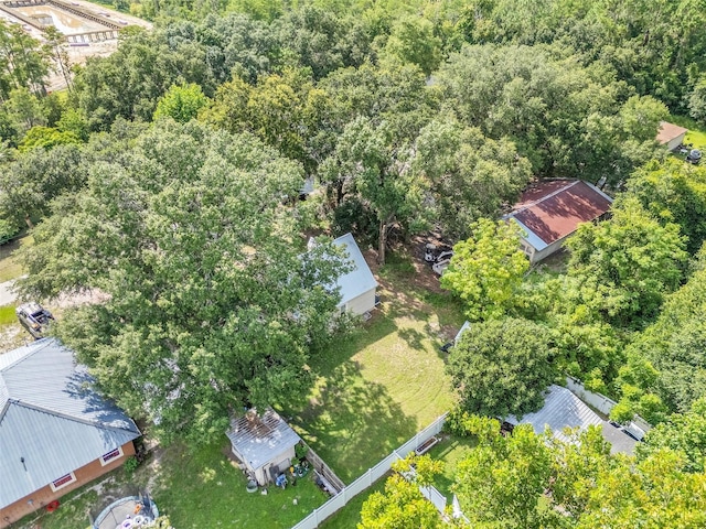 323 Savage Way, Groveland, FL 34736 - bird's eye view of a heavily wooded area