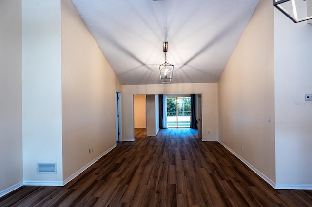681 Greywood Dr, Altamonte Springs, FL 32701 - hall with dark wood finished floors and lofted ceiling