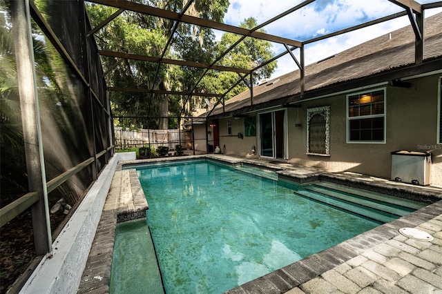 681 Greywood Dr, Altamonte Springs, FL 32701 - view of swimming pool featuring glass enclosure