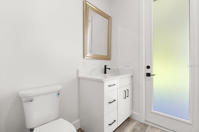 321 Watershore Dr, Leesburg, FL 34748 - bathroom featuring vanity and wood finished floors