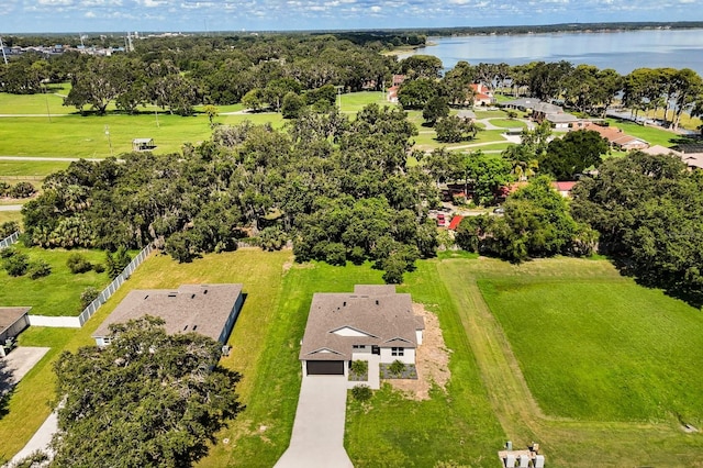 321 Watershore Dr, Leesburg, FL 34748 - aerial view of a large body of water and a tree filled landscape
