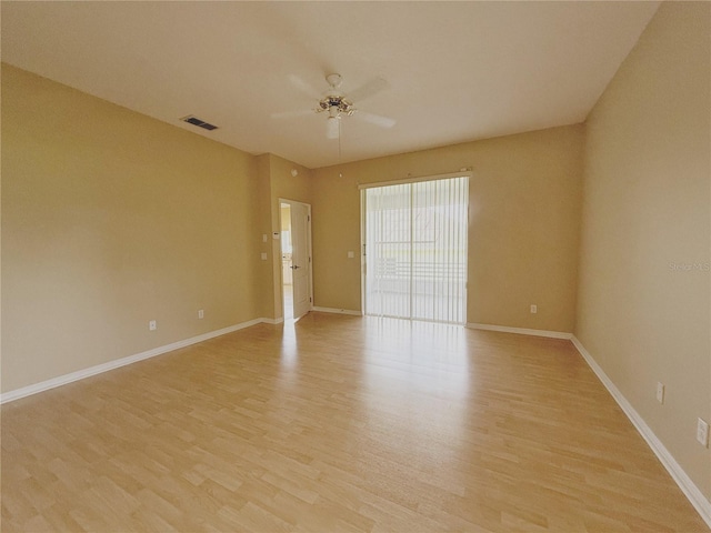 3416 Capland Ave, Clermont, FL 34711 - unfurnished room featuring light wood-style flooring and ceiling fan