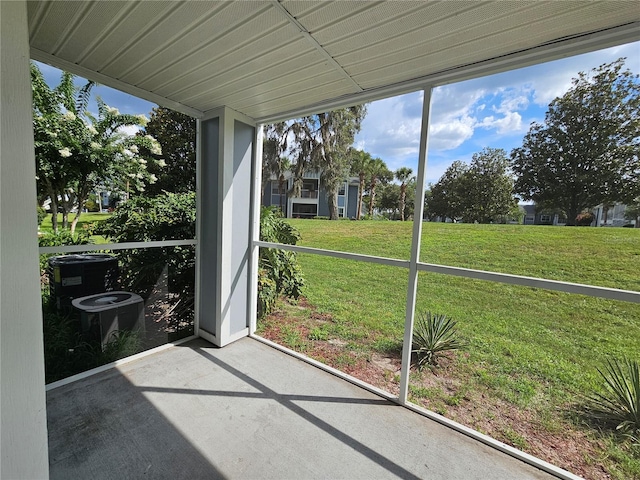 711 Sugar Bay Way Unit 115, Lake Mary, FL 32746 - view of unfurnished sunroom