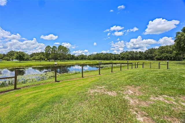 14325 Manchester Ave, Groveland, FL 34736 - view of yard with a water view