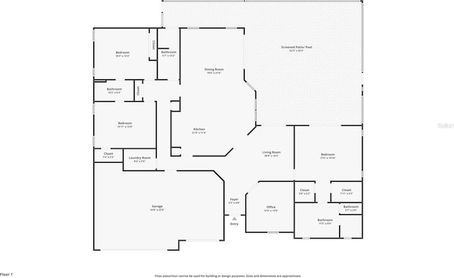 12407 NE 48th Loop, Oxford, FL 34484 - view of property floor plan