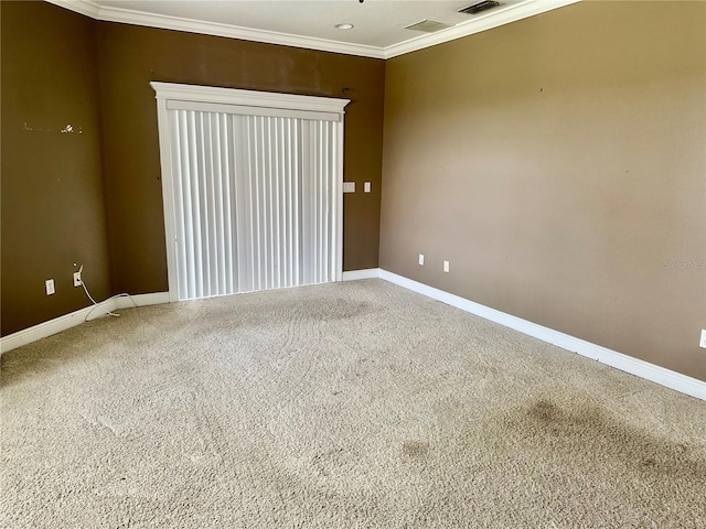 1096 Linkside Ct, Apopka, FL 32712 - empty room with crown molding and carpet
