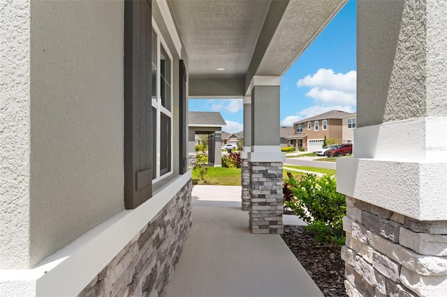 872 Griffon Ave, Lake Alfred, FL 33850 - covered porch with a residential view