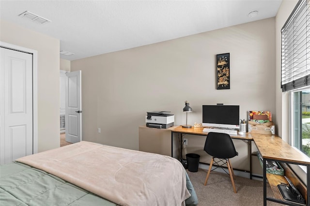 872 Griffon Ave, Lake Alfred, FL 33850 - bedroom with carpet floors and an office area
