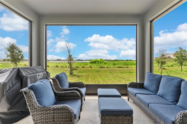 872 Griffon Ave, Lake Alfred, FL 33850 - sunroom featuring outdoor lounge area
