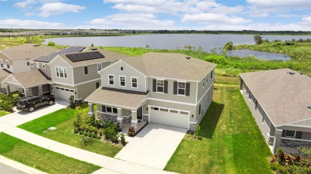 872 Griffon Ave, Lake Alfred, FL 33850 - view from above of property featuring a nearby body of water