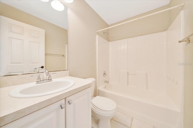 10331 SW 45th Ave, Ocala, FL 34476 - full bathroom featuring vanity, washtub / shower combination, and tile patterned flooring